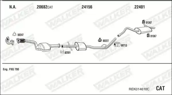 WALKER REK014610C