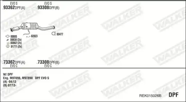 WALKER REK015026B