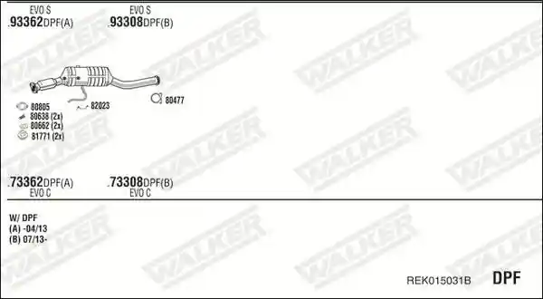 WALKER REK015031B