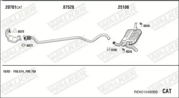 WALKER REK015480BB