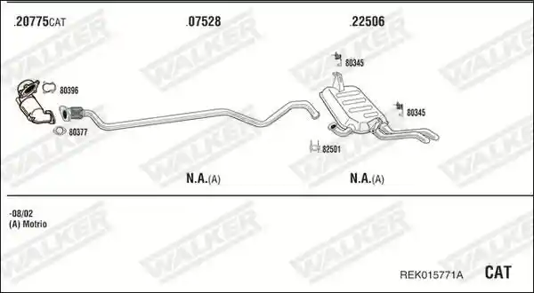 WALKER REK015771A WALKER REK015771A