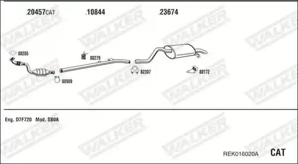WALKER REK016020A