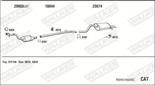 WALKER REK016020C