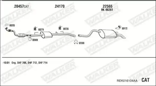 WALKER REK016104AA