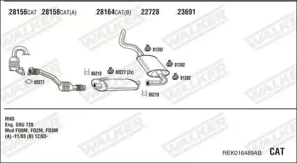 WALKER REK016489AB