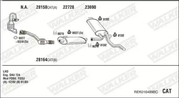 WALKER REK016489BC