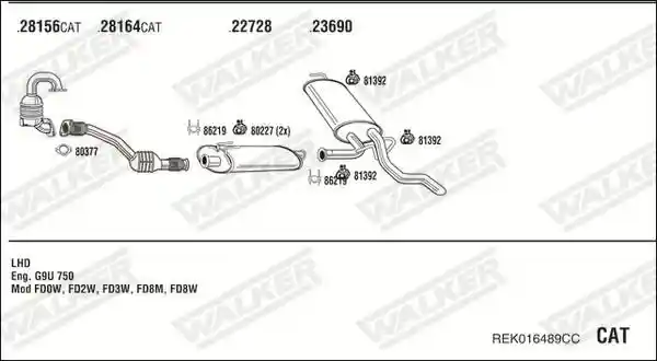 WALKER REK016489CC