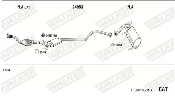 WALKER REK016501B