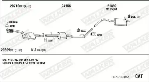 WALKER REK016504A