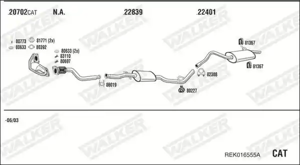 WALKER REK016555A
