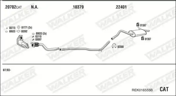 WALKER REK016555B