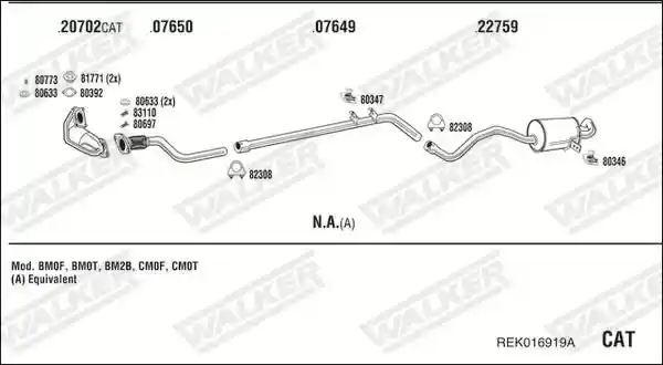 WALKER REK016919A