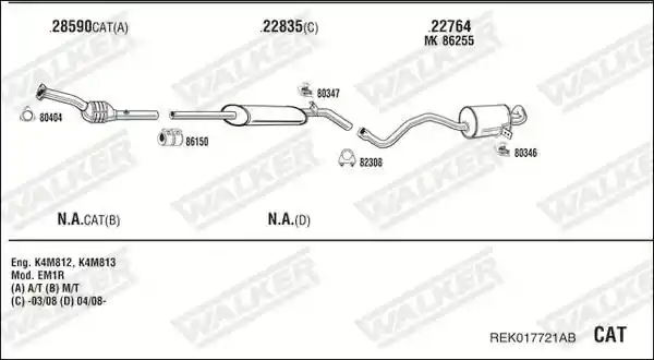 WALKER REK017721AB