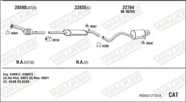 WALKER REK017731A