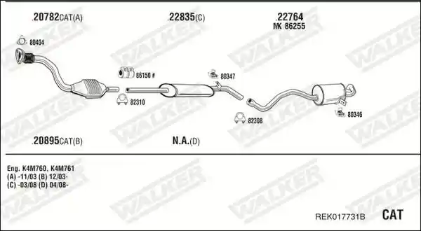 WALKER REK017731B