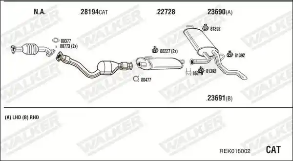 WALKER REK018002