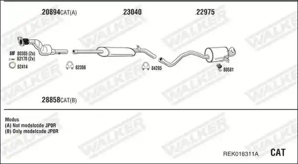 WALKER REK018311A