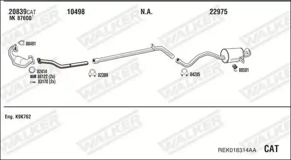 WALKER REK018314AA