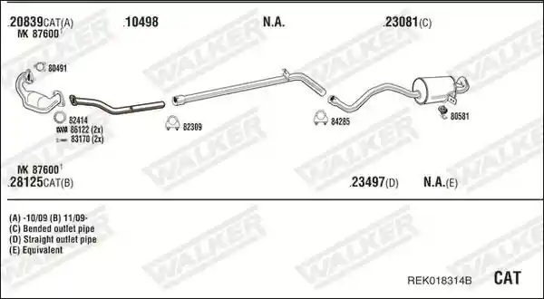 WALKER REK018314B