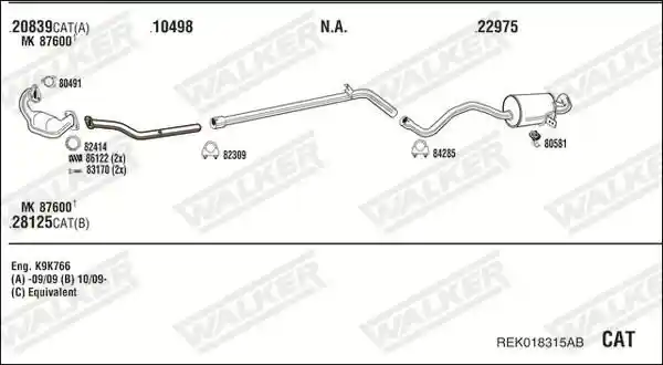 WALKER REK018315AB