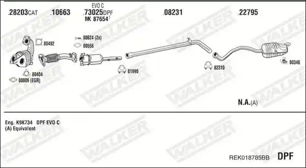 WALKER REK018785BB
