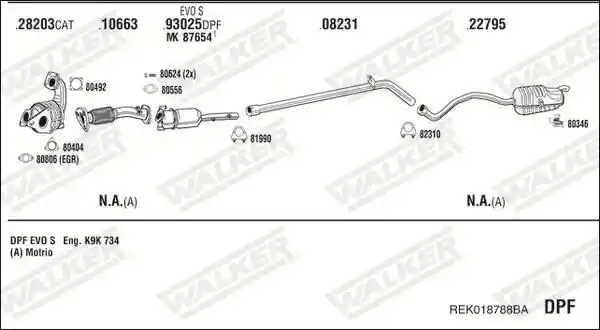 WALKER REK018788BA