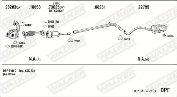 WALKER REK018788BB