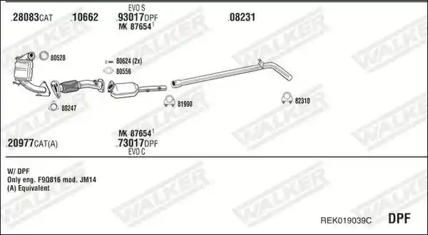 WALKER REK019039C
