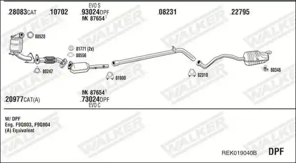 WALKER REK019040B