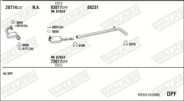 WALKER REK019398B