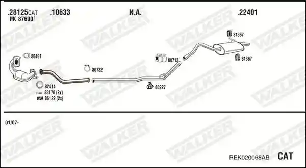 WALKER REK020068AB