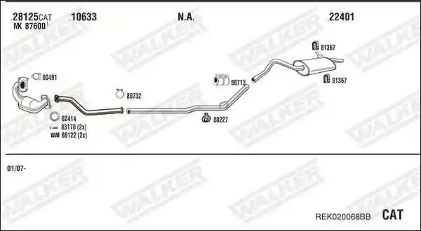 WALKER REK020068BB