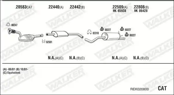 WALKER REK020800