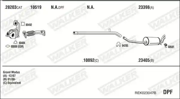 WALKER REK023047B
