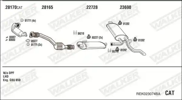 WALKER REK023074BA