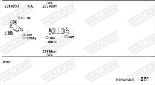 WALKER REK023080B