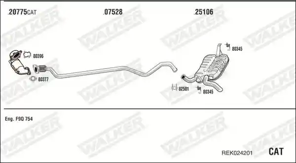 WALKER REK024201 WALKER REK024201