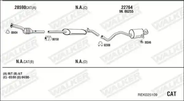WALKER REK025109