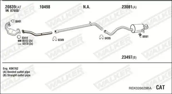 WALKER REK026629BA
