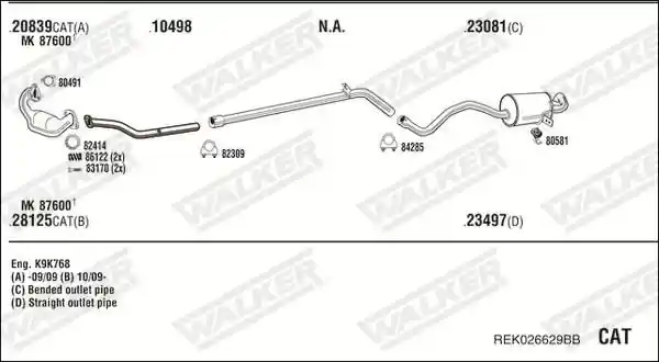 WALKER REK026629BB