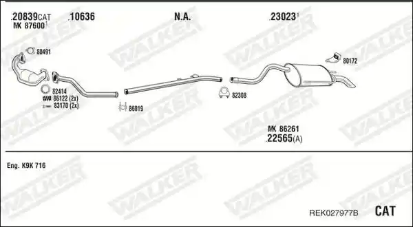 WALKER REK027977B