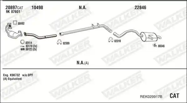 WALKER REK029917B