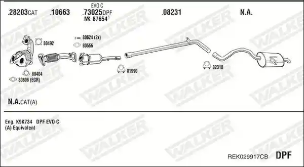 WALKER REK029917CB