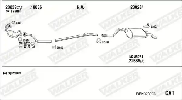 WALKER REK029998