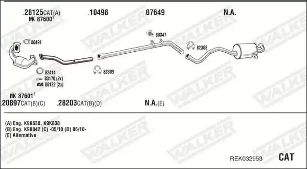 WALKER REK032953