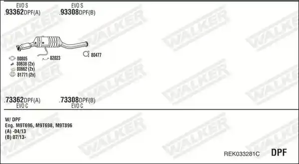 WALKER REK033281C