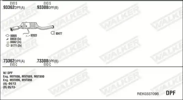 WALKER REK033709B