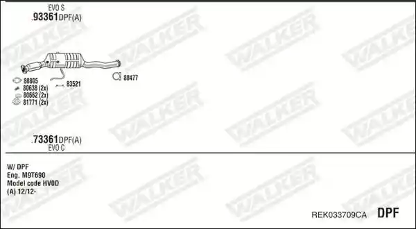 WALKER REK033709CA