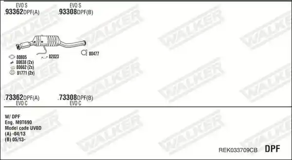 WALKER REK033709CB