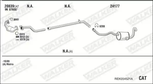 WALKER REK054521A
